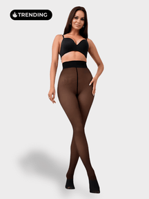 Translucent Fleece Tights Vivienne