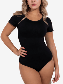 Short Sleeve Snatched Shapewear Bodysuit